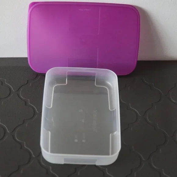 Tupperware Large and Medium Square Container Set - Picture 6 of 8